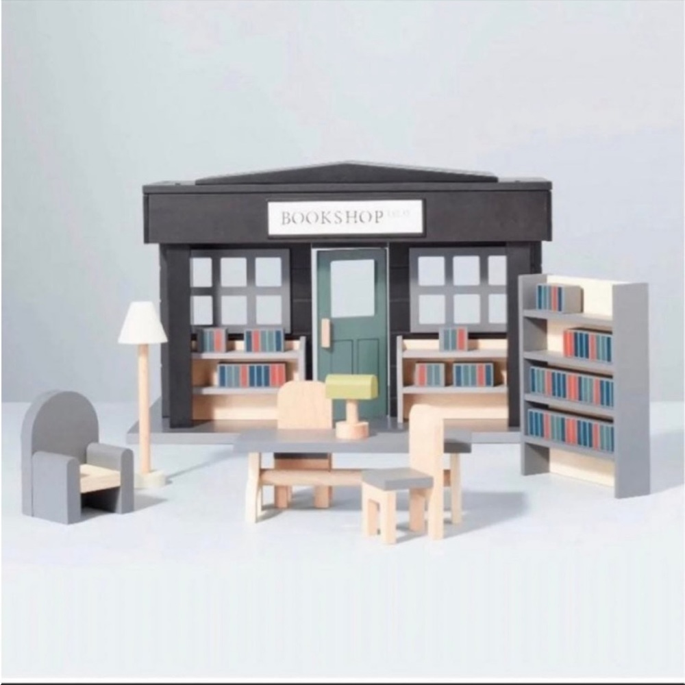 HEARTH & HAND NEW wooden toy bookshop set